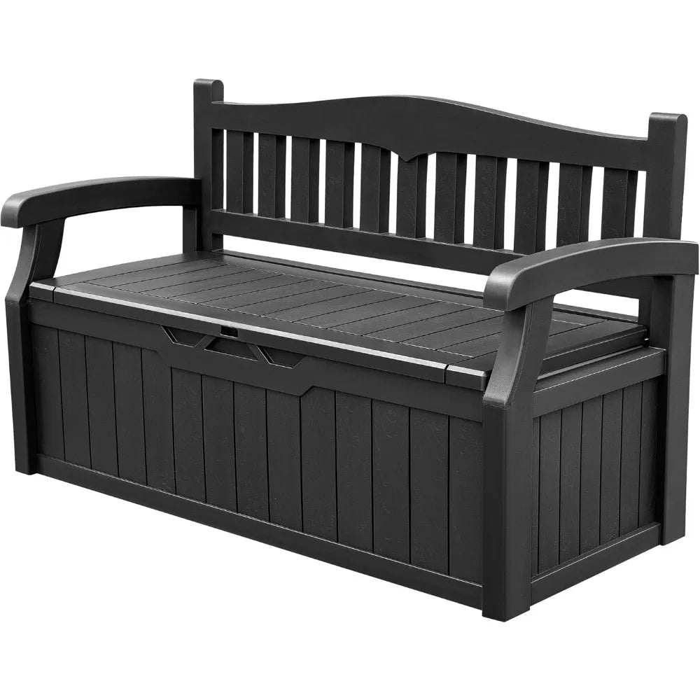Lockable 80 Gallon Storage Bench Deck Box for Cushions
