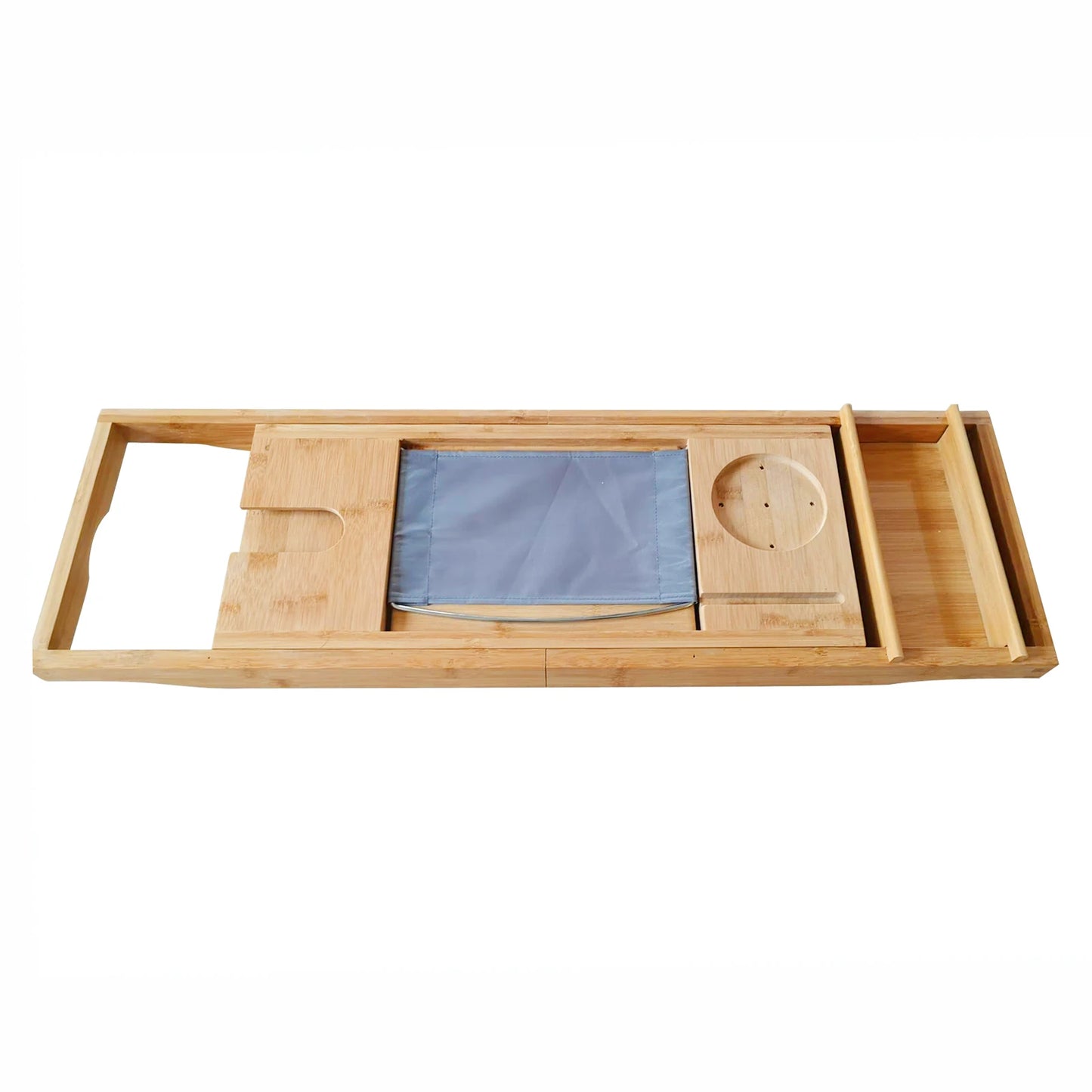 Extendable Bathtub Caddy Tray Shelf Tablet Phone Holder