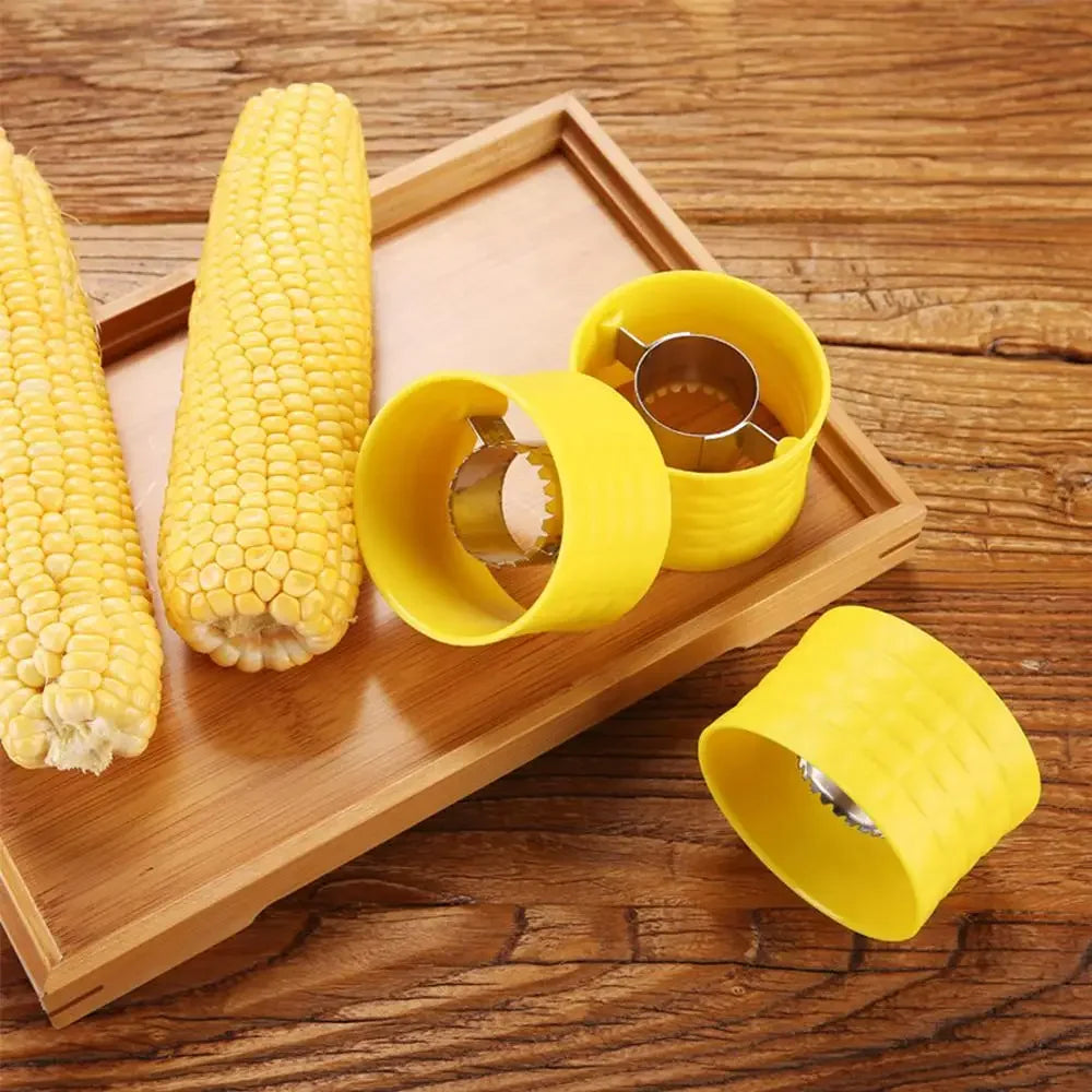 Stainless Steel Corn Stripper Cob Cutter Kitchen Gadget