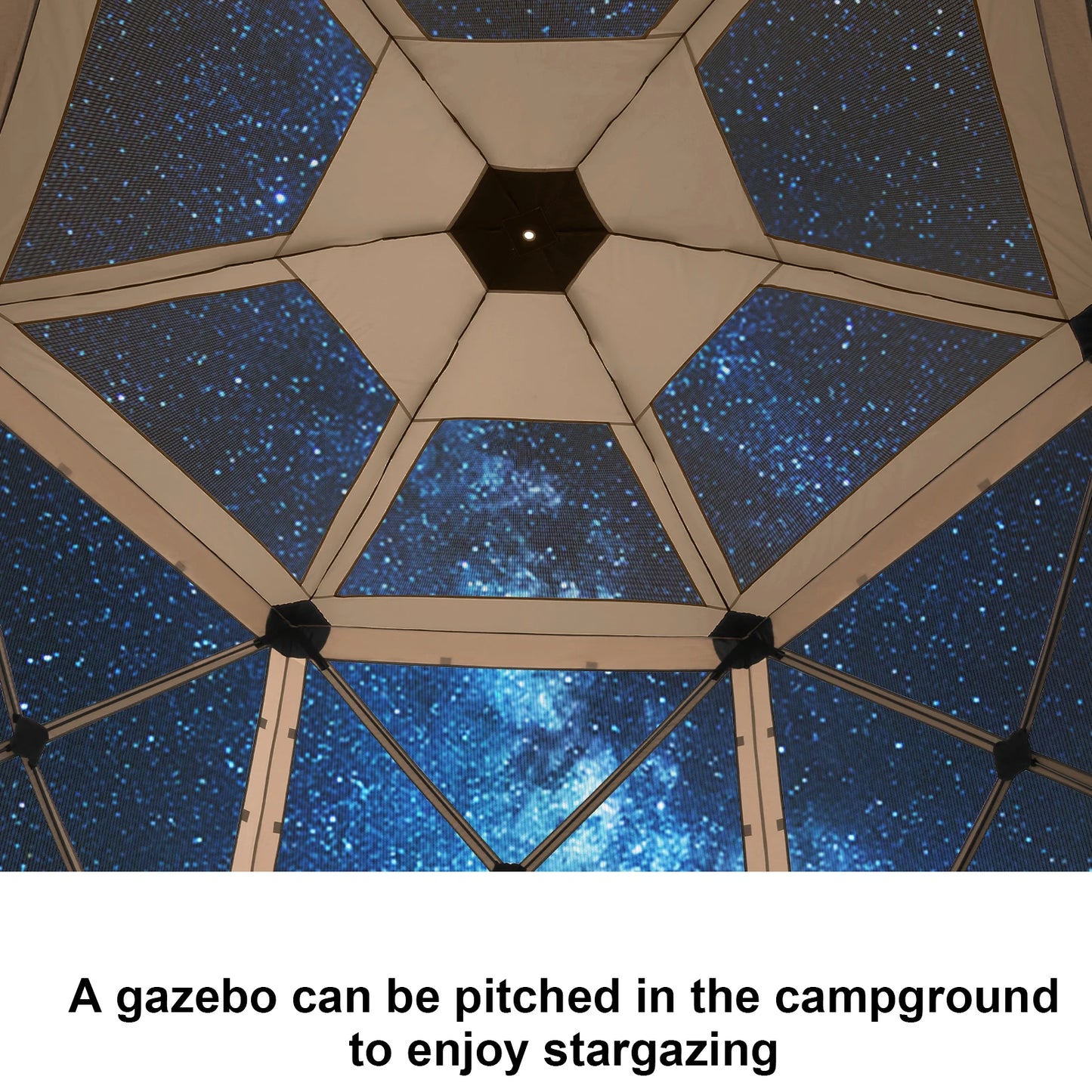 COBIZI Pop Up Gazebo Screen Tent 12x12 Camping Gazebo With Removable Roof Outdoor Screened Gazebo 5 Sidewalls 1800mm 300D Oxford