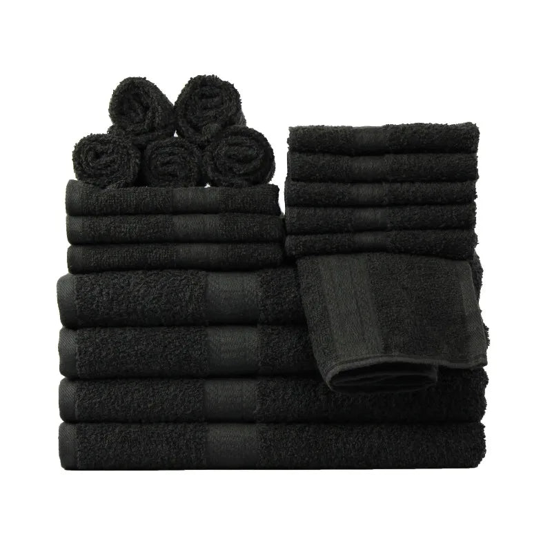 Comfy Cottage 18 Piece Cotton Towel Set Bath Towels