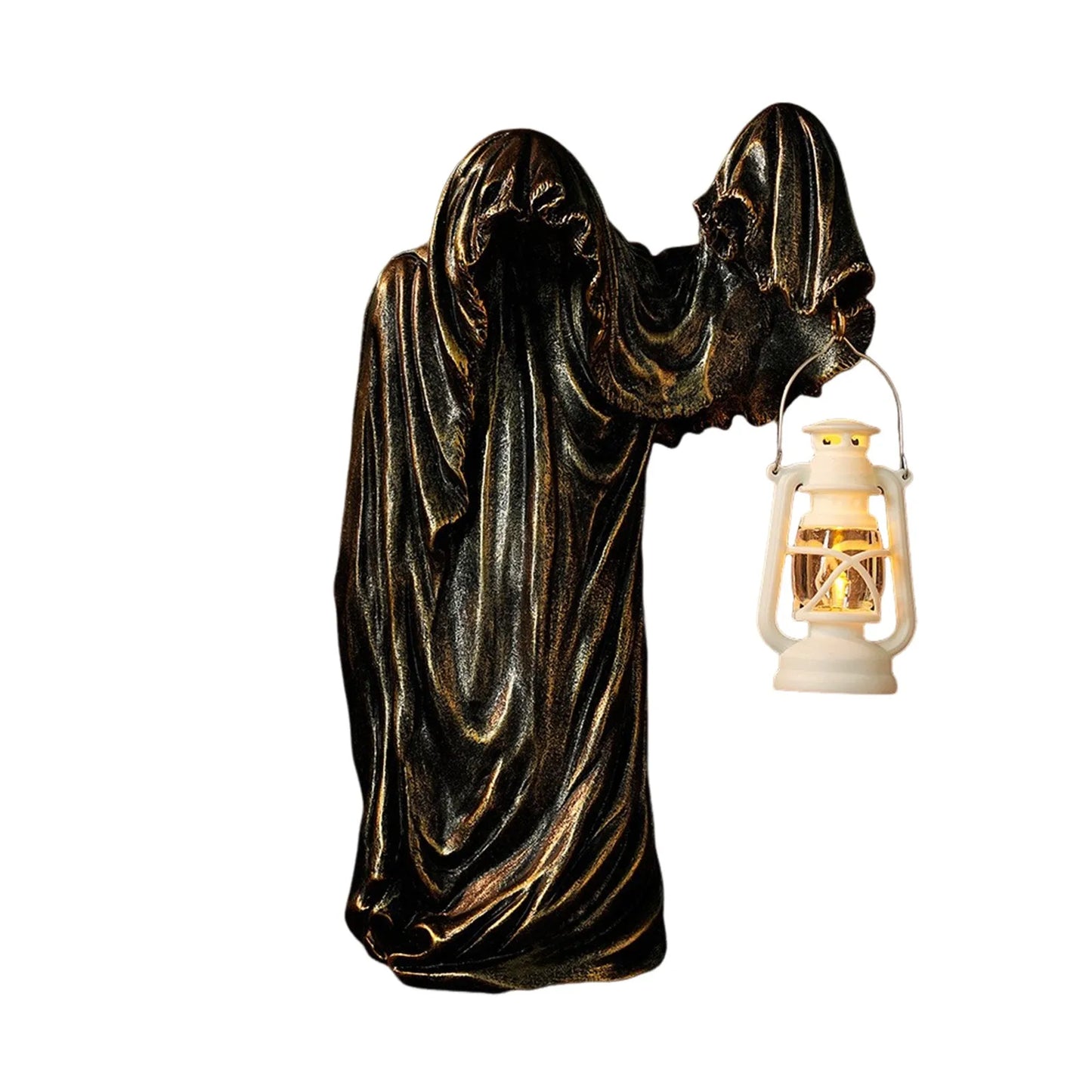 Dark Mysterious Man In Black Halloween Decoration Creative Ornaments Home Decor