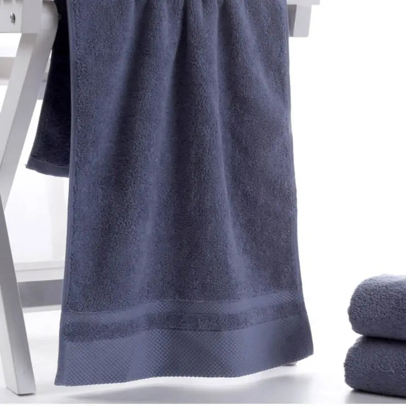 Three or Six Thickened Soft Cotton Bath Towels Sets 34x75cm