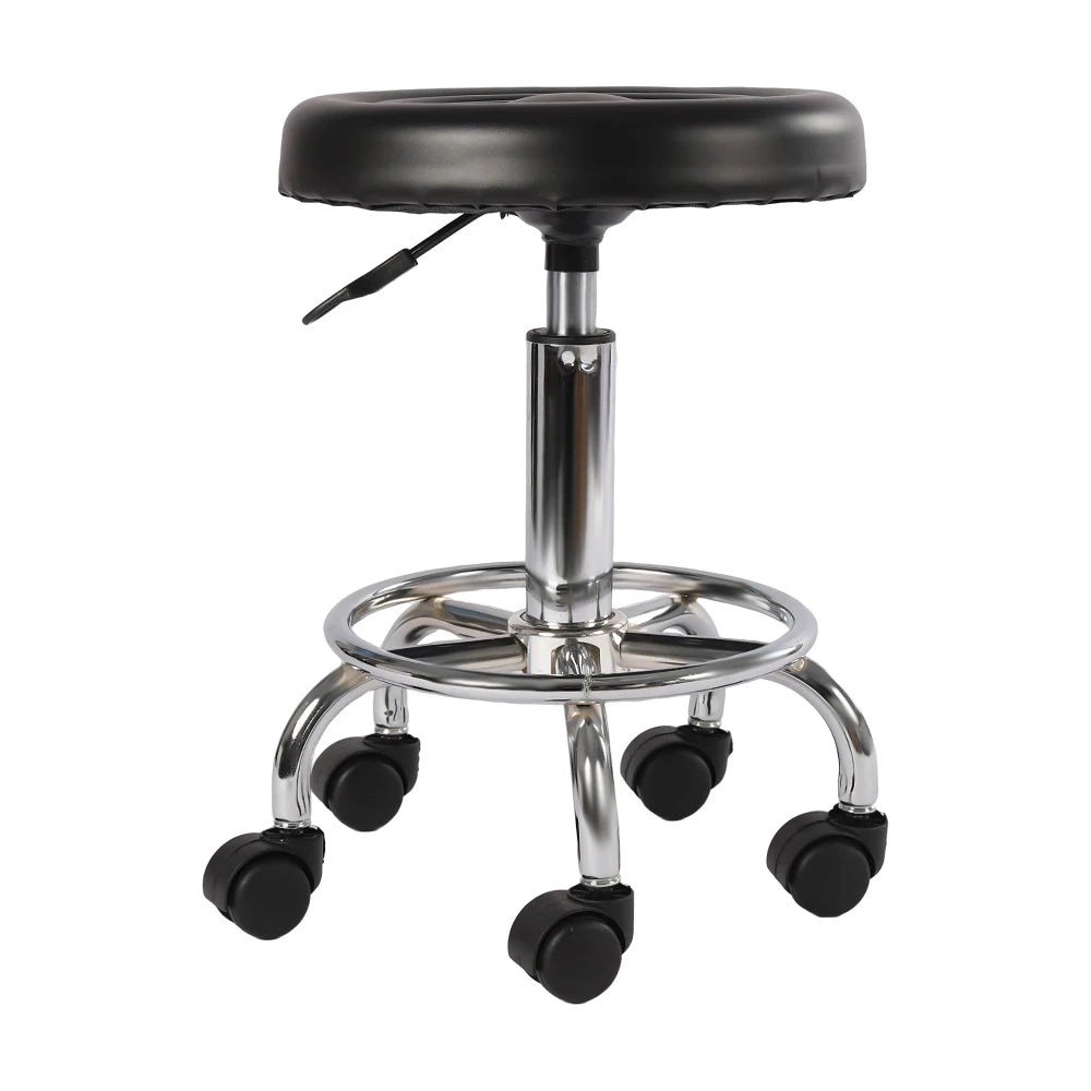 Hydraulic Adjustable Stool with Five Wheels for Salon Bars