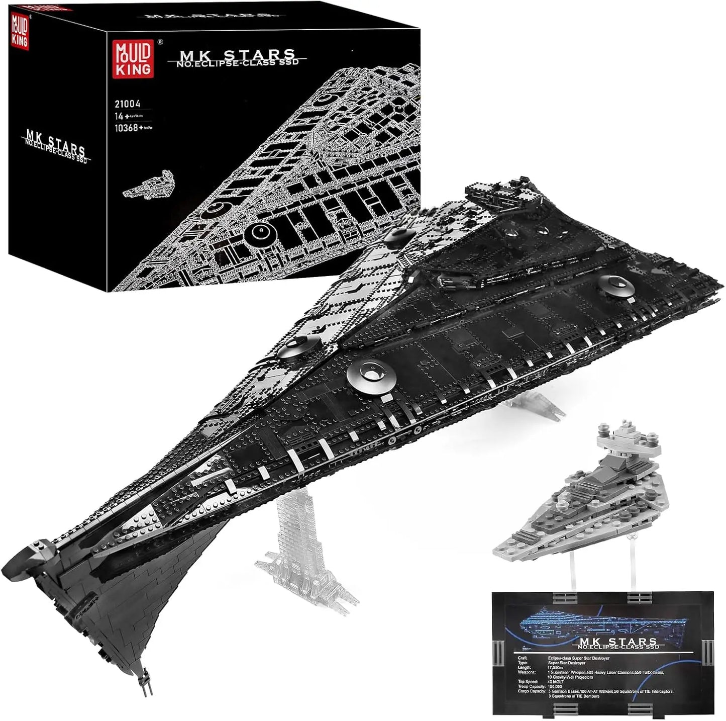 Mould King 21004 Super Star Destroyer Eclipse Class Imperial Building Block Set