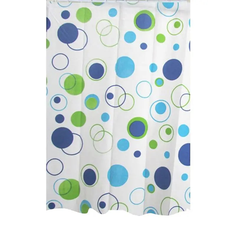 Waterproof PEVA Shower Curtain Set 12 Hooks 71x79 Inches