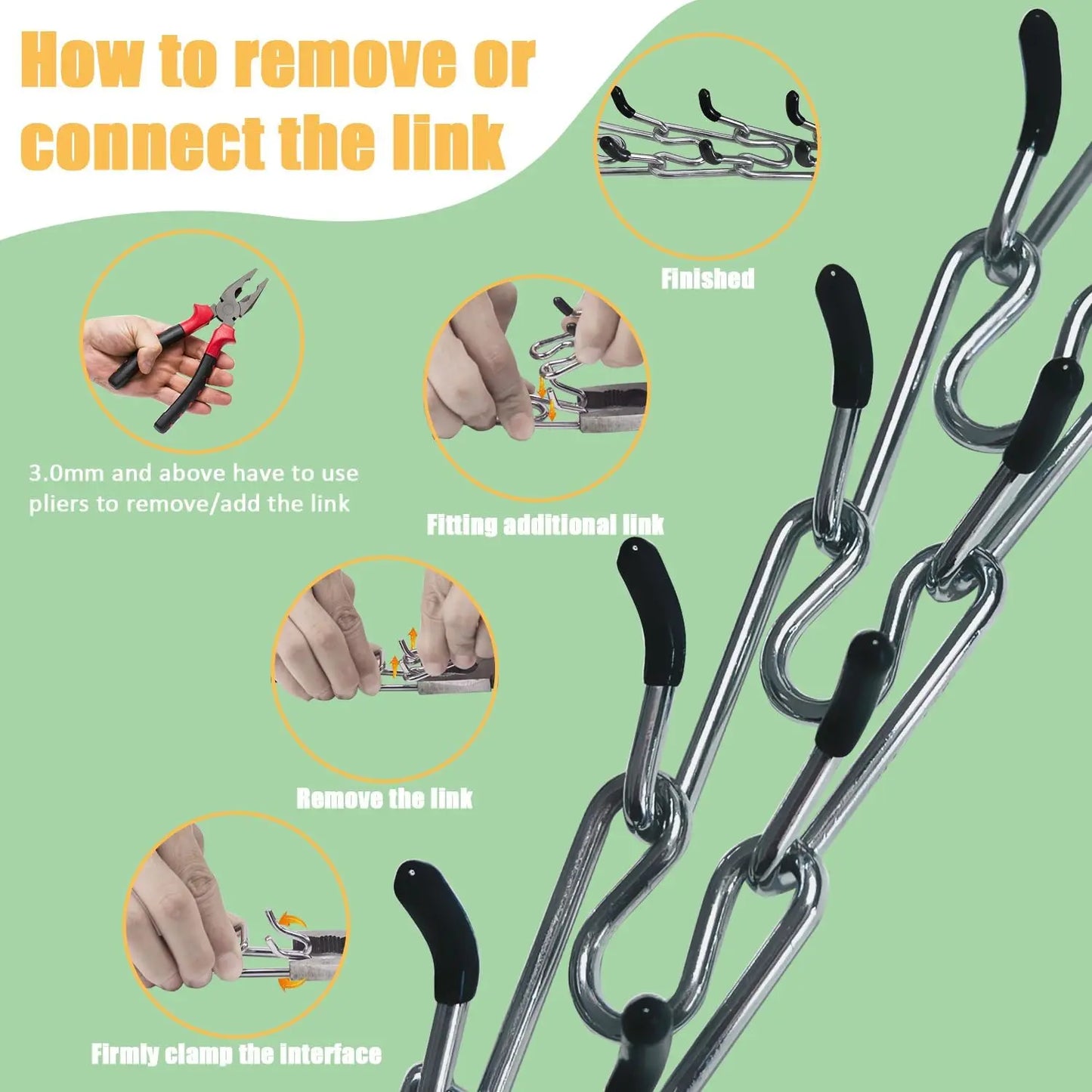 Adjustable Prong Collar For Dogs With Quick Release No Pull Includes Extra Links