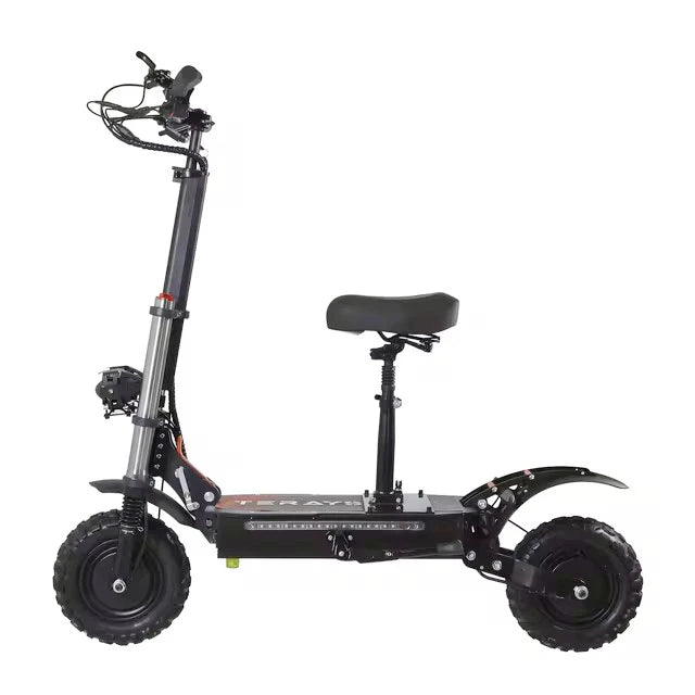 6000W High Power Off Road Foldable Scooter 60V 38Ah