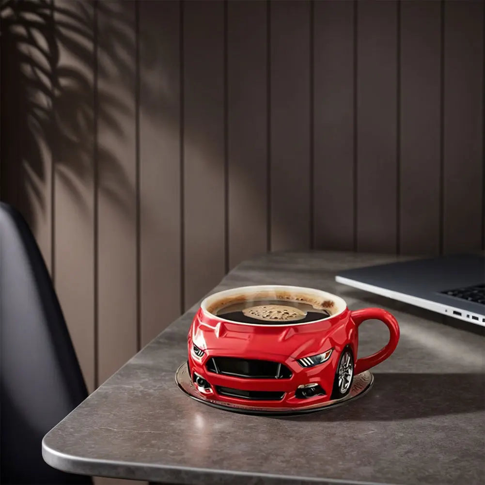 Car Shaped Coffee Mug Novelty Gift For Men And Dads