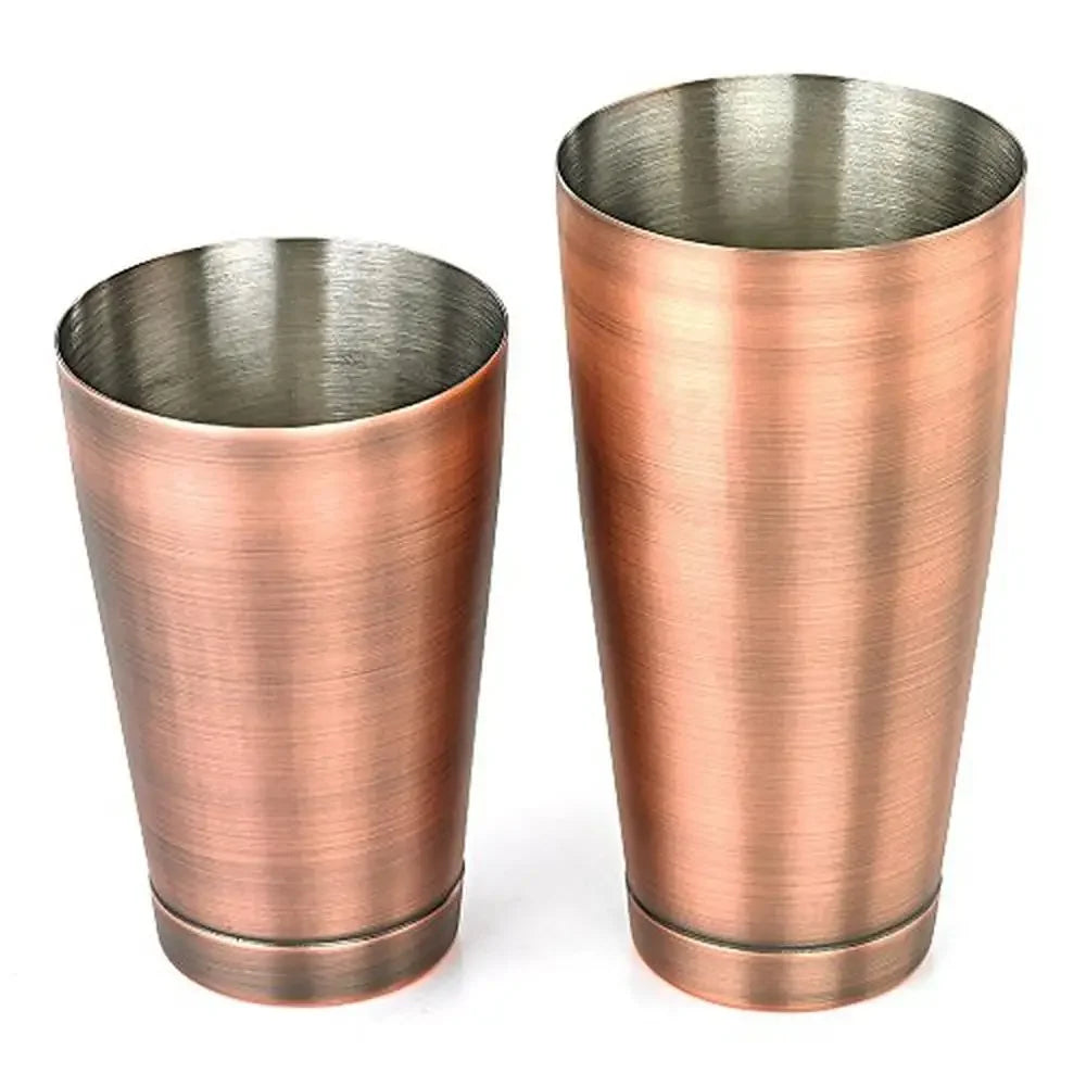 Antique Copper Cocktail Shaker 18oz 28oz Stainless Steel