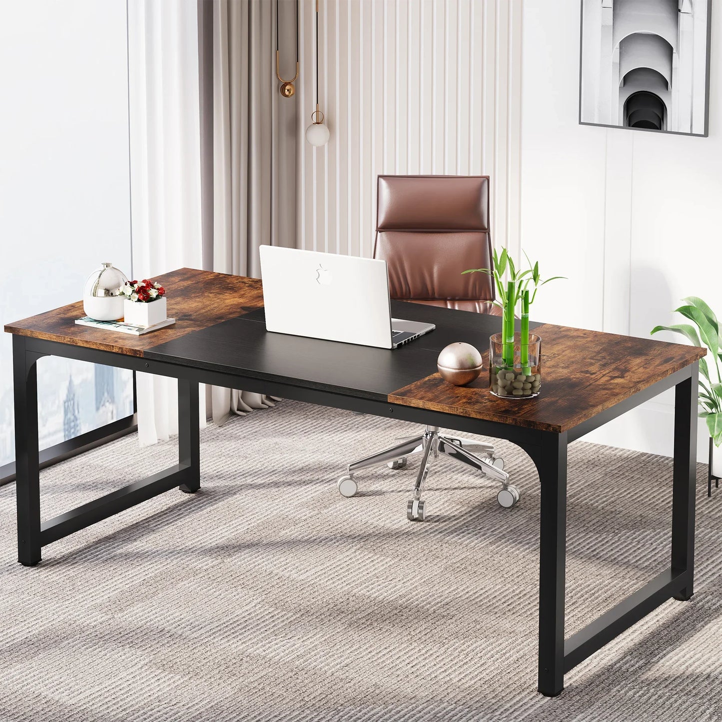 Tribesigns Modern Computer Desk Large Office Table