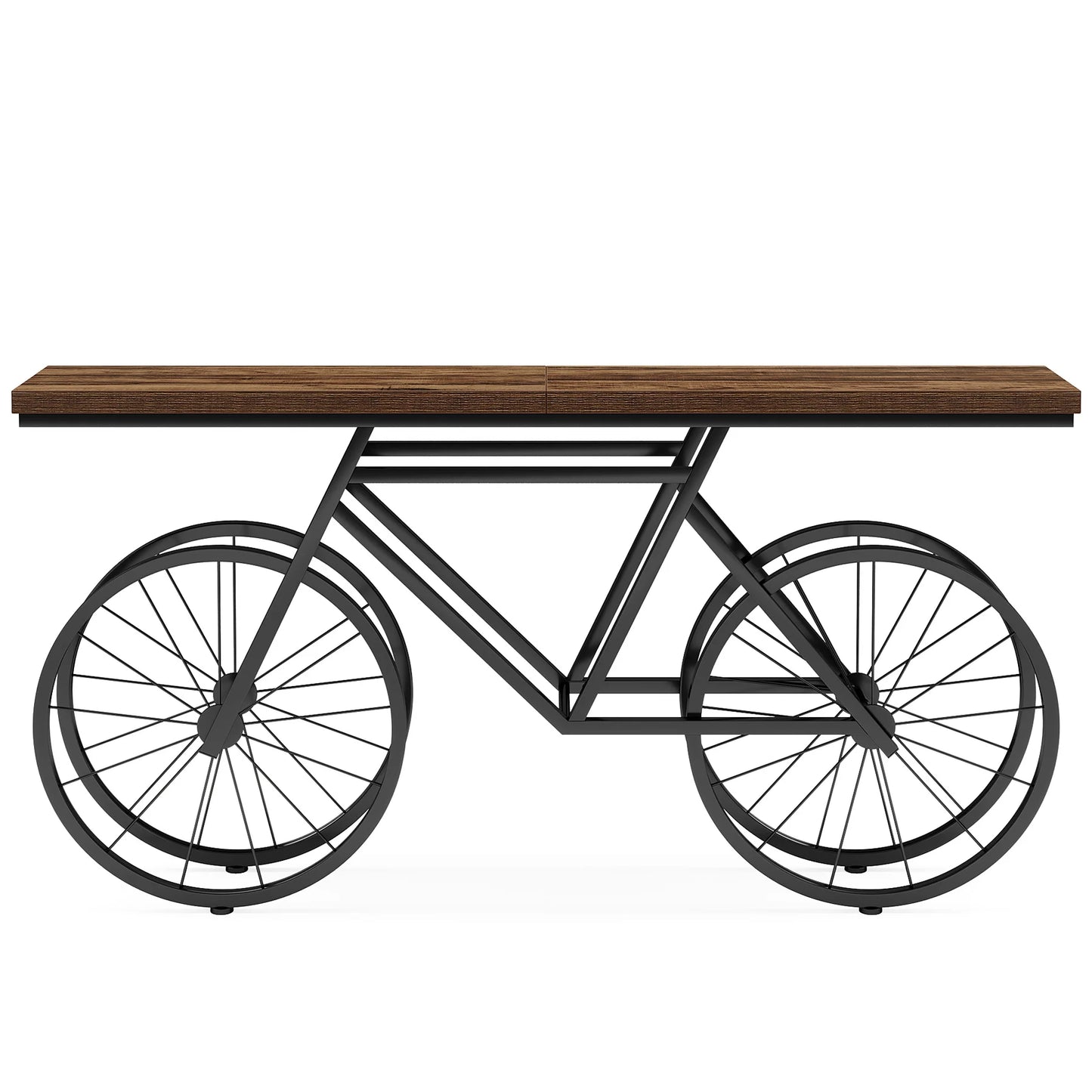 Tribesigns 70.9-Inch Extra Long Console Table Bicycle Base