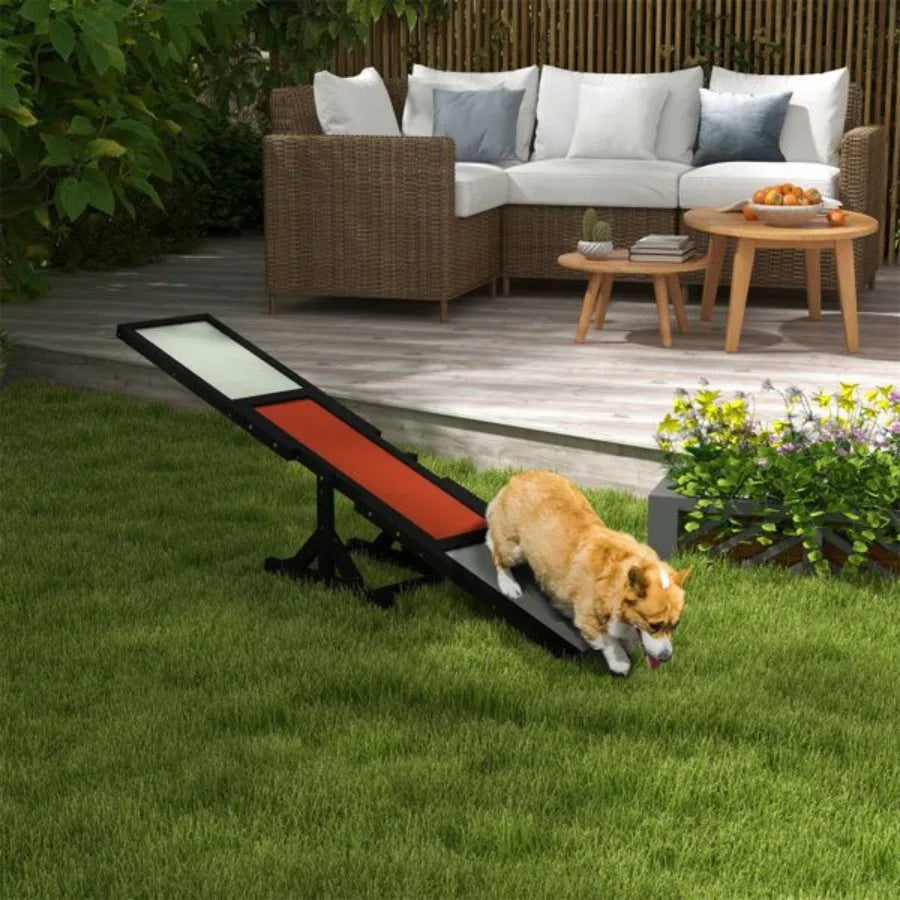 Dog Agility Ramp Pet Seesaw by Comfy Cottage Shop Store