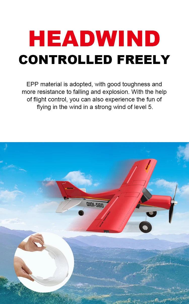 Qidi560 RC Plane Moore M7 Off Road 4CH Brushless EPP Foam