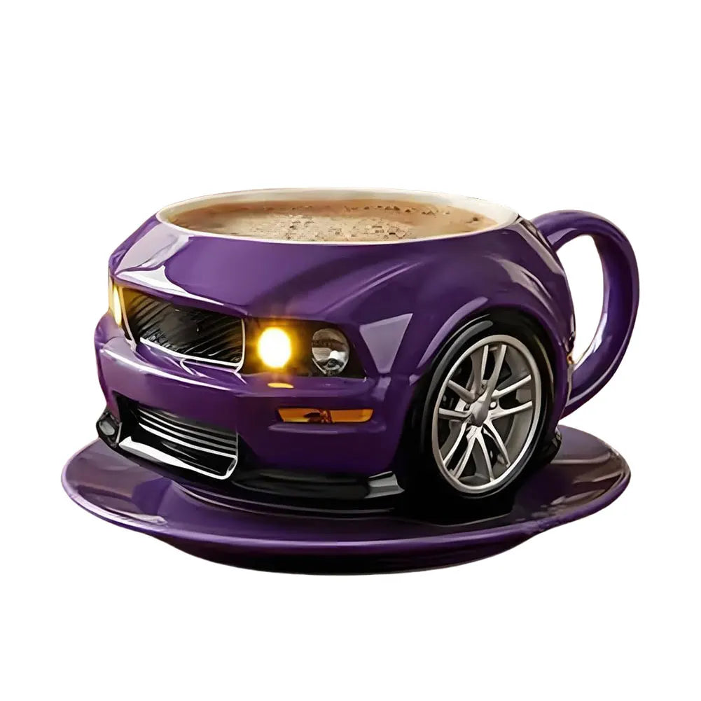 Handcrafted Car Shaped Stainless Steel 300ML Coffee Mug