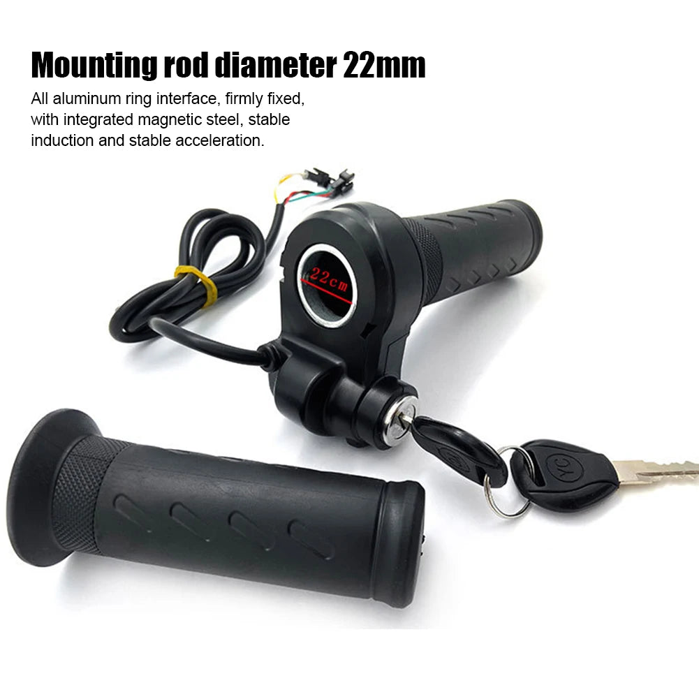 Electric Bike Scooter Twist Throttle Grip E Bike Handle
