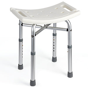 Shower Bench With Adjustable Height And Slip Resistant 350Lb