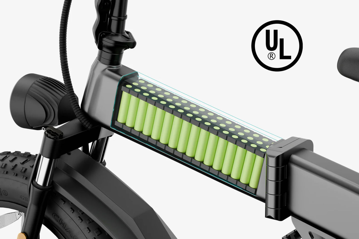 Luckeep X1 Fold Electric Bike 1400W Peak Motor 48V 15Ah Battery 20 Inch Fat Tire