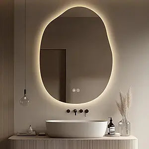LED Bathroom Mirror Lights 26x38 Dimmable 3 Colors