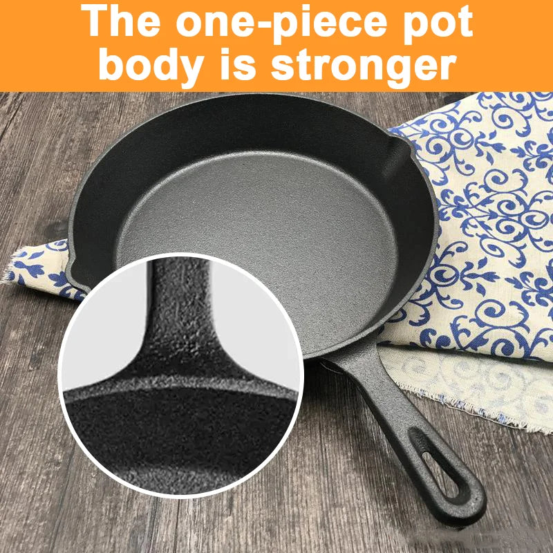 3 Piece Cast Iron Cookware Set Uncoated Cast Iron Pan Collection 6 Inch 8 Inch 10 Inch Cast Iron Skillets Frying Pans