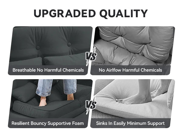 Comhoma Folding Sofa Bed Convertible Sleeper Chair Compact