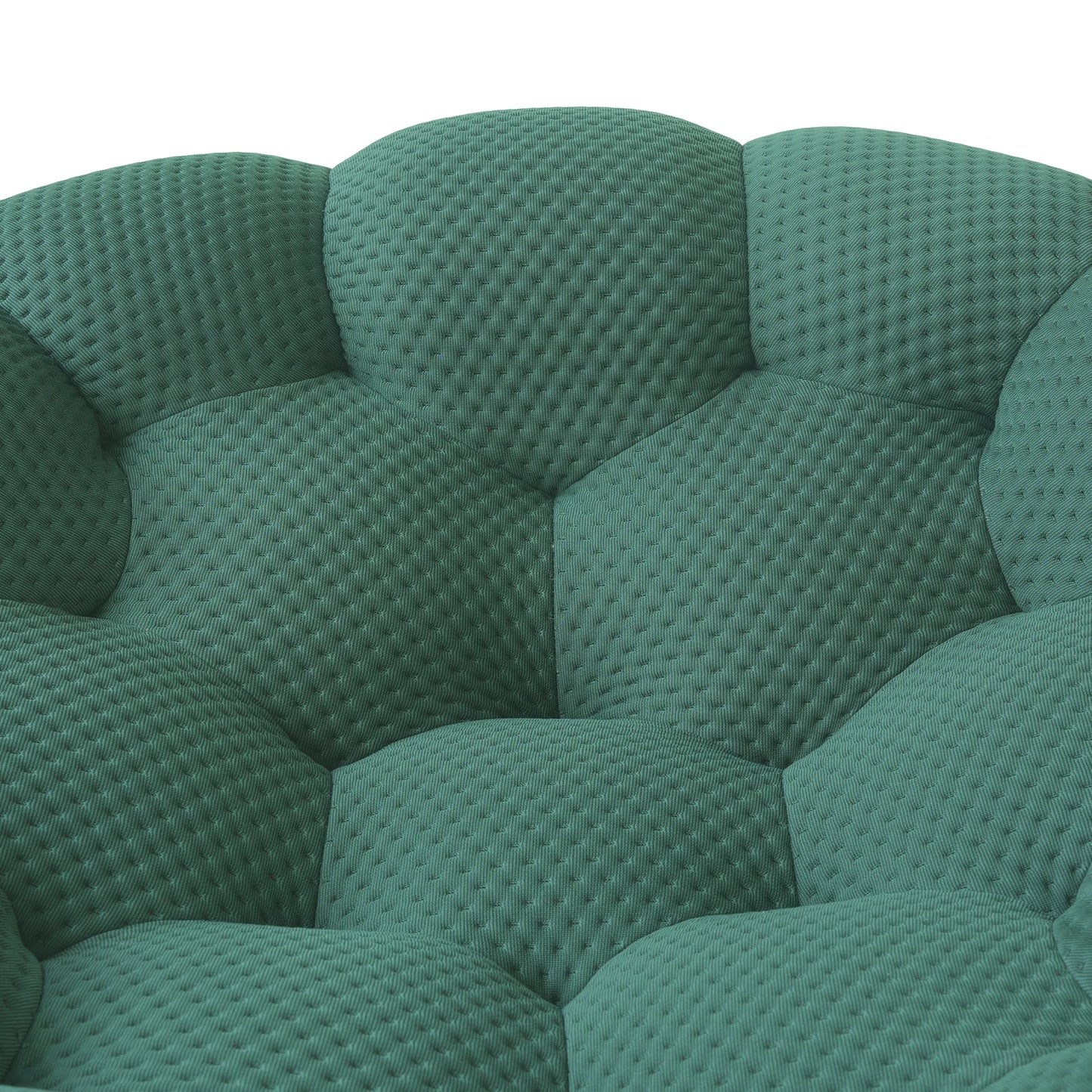 98.43 Inch Comfortable Curved Couch 3 Seater Honeycomb Sofa