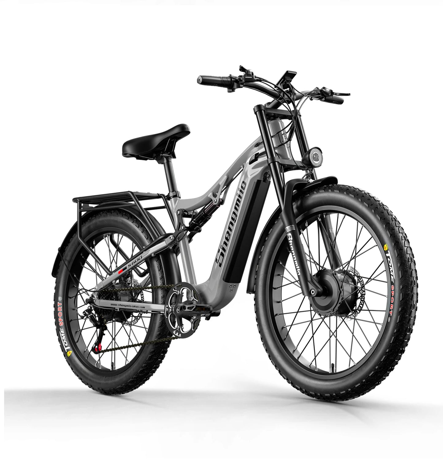 Shengmilo S600 26 Inch Electric Mountain Bike 2000W Dual Motor Fat Tire 17.5Ah