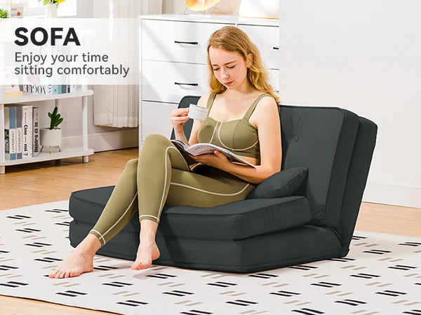 Comhoma Folding Sofa Bed Convertible Sleeper Chair Compact