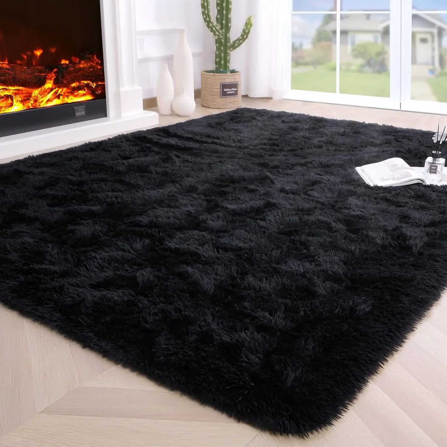 Fluffy Rugs for Bedroom Fuzzy Area Rugs for Living Room Soft Kids Carpet Non Slip for Hardwood Floors Room Decor