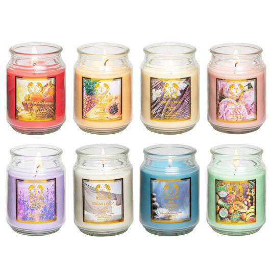 Toccata 18oz Aroma Scented Candles Gift Set Six Scents Women