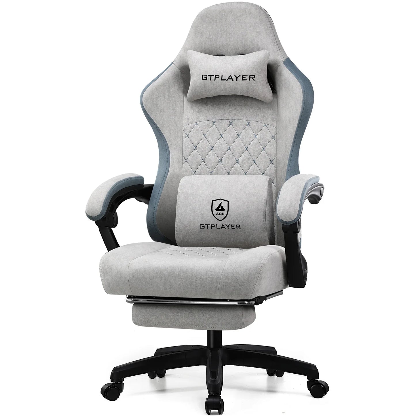 GTPLAYER Ergonomic Gaming Chair with Pocket Spring Cushion and Lumbar Support