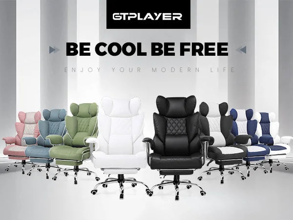 Big and Tall Gaming Chair With Pocket Spring Lumbar Support And Footrest