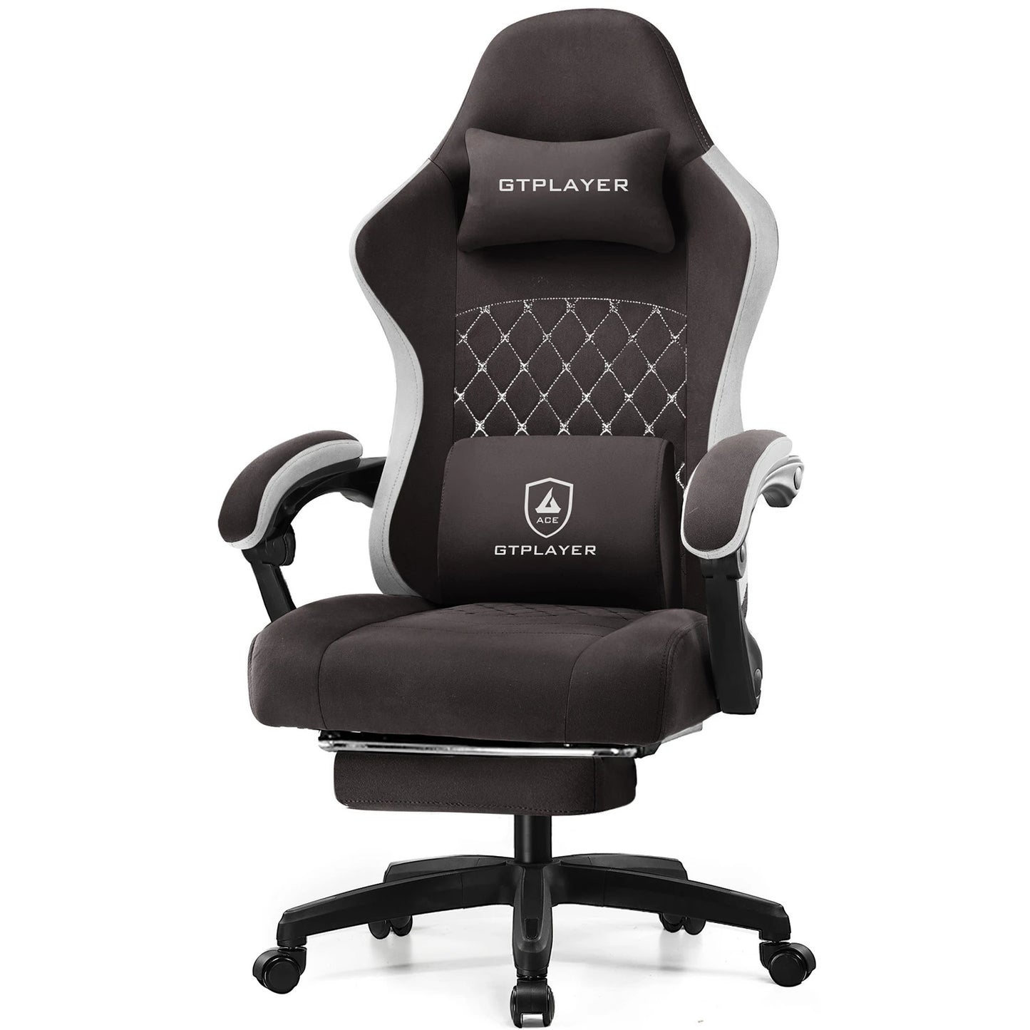 GTPLAYER Ergonomic Gaming Chair with Pocket Spring Cushion and Lumbar Support