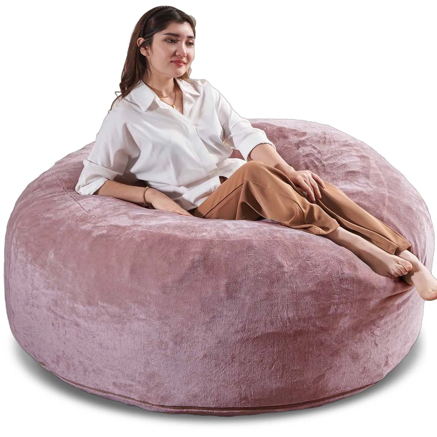 Giant Bean Bag Chair With Filling Included For Living Room