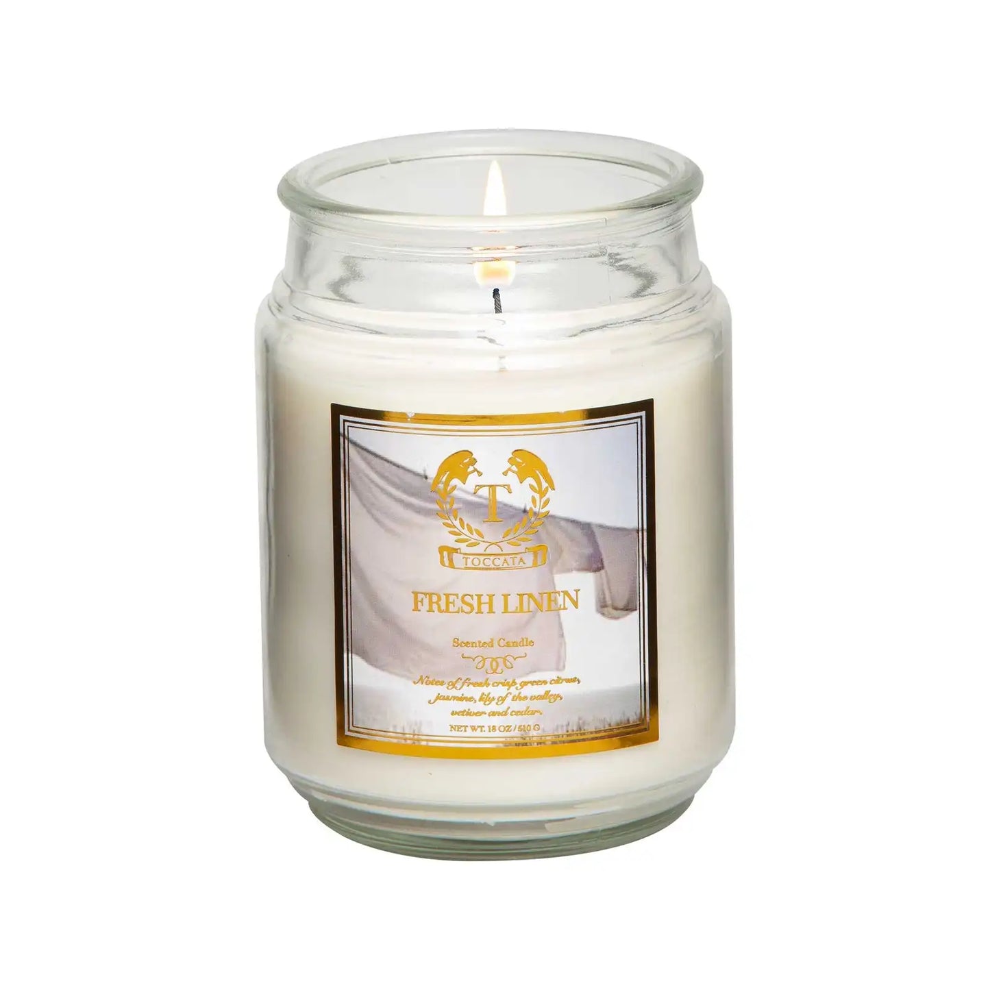 Toccata 18oz Aroma Scented Candles Gift Set Six Scents Women