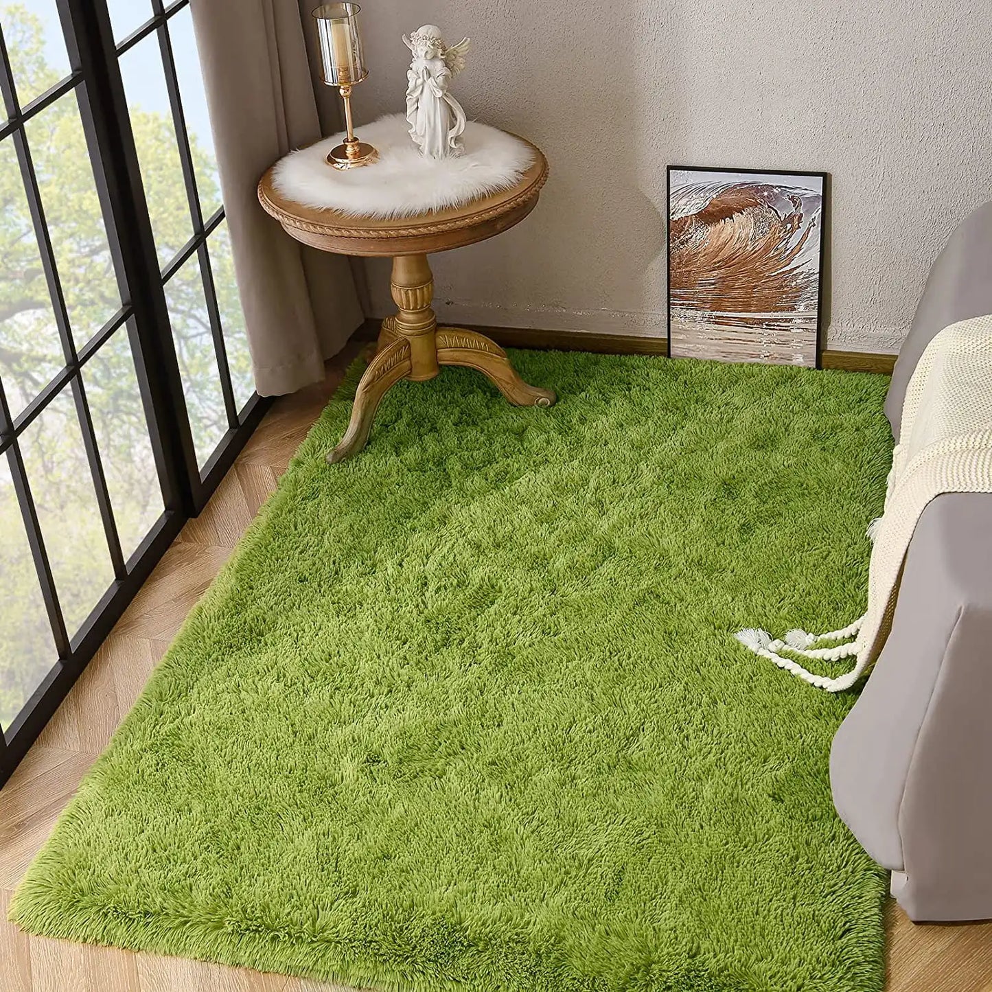 Fluffy Rugs for Bedroom Fuzzy Area Rugs for Living Room Soft Kids Carpet Non Slip for Hardwood Floors Room Decor