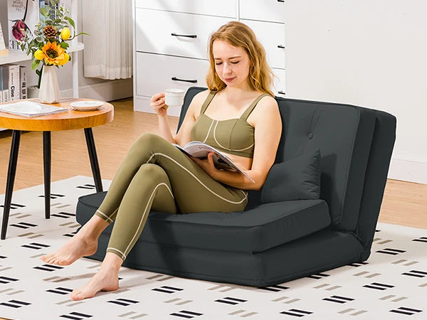 Comhoma Folding Sofa Bed Convertible Sleeper Chair Compact