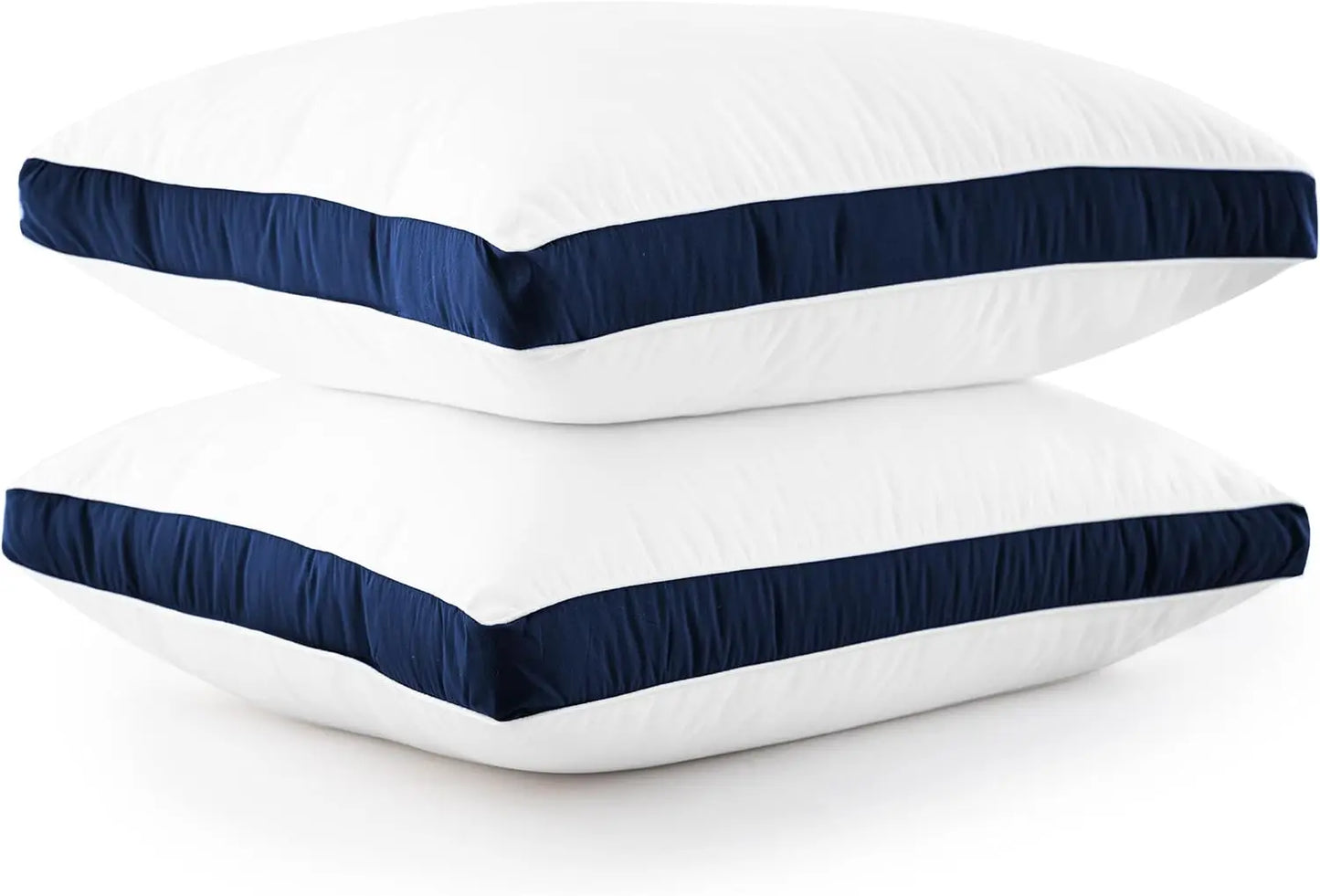 Lux Decor Bed Pillows Set Of 2 Hotel Quality Gusseted Down Alternative