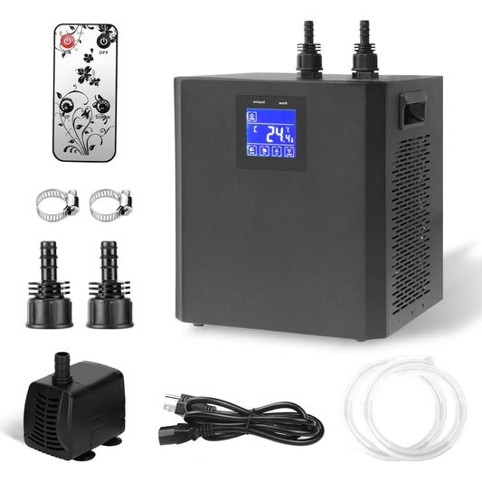79 Gallon Aquarium Chiller 1/3HP With Remote Pump Axolotl