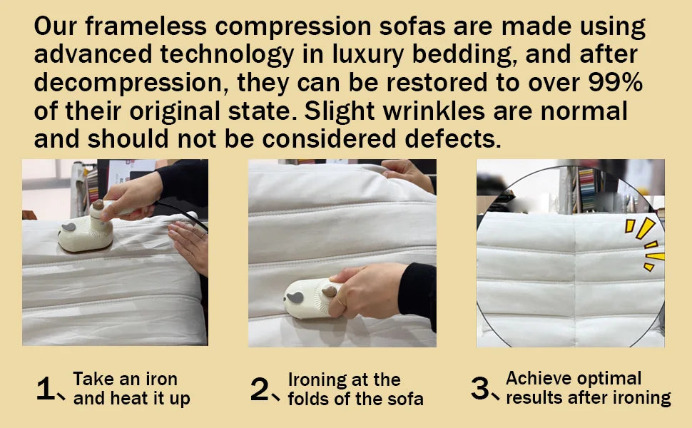 Modern Big Bean Bag Chair Memory Foam Floor Sofa Recliner