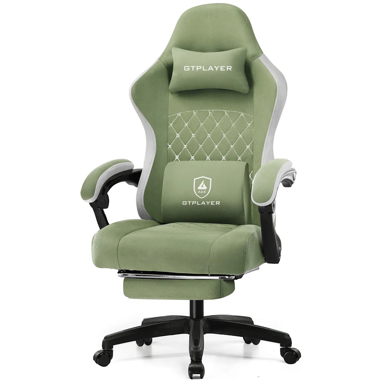 GTPLAYER Ergonomic Gaming Chair with Pocket Spring Cushion and Lumbar Support