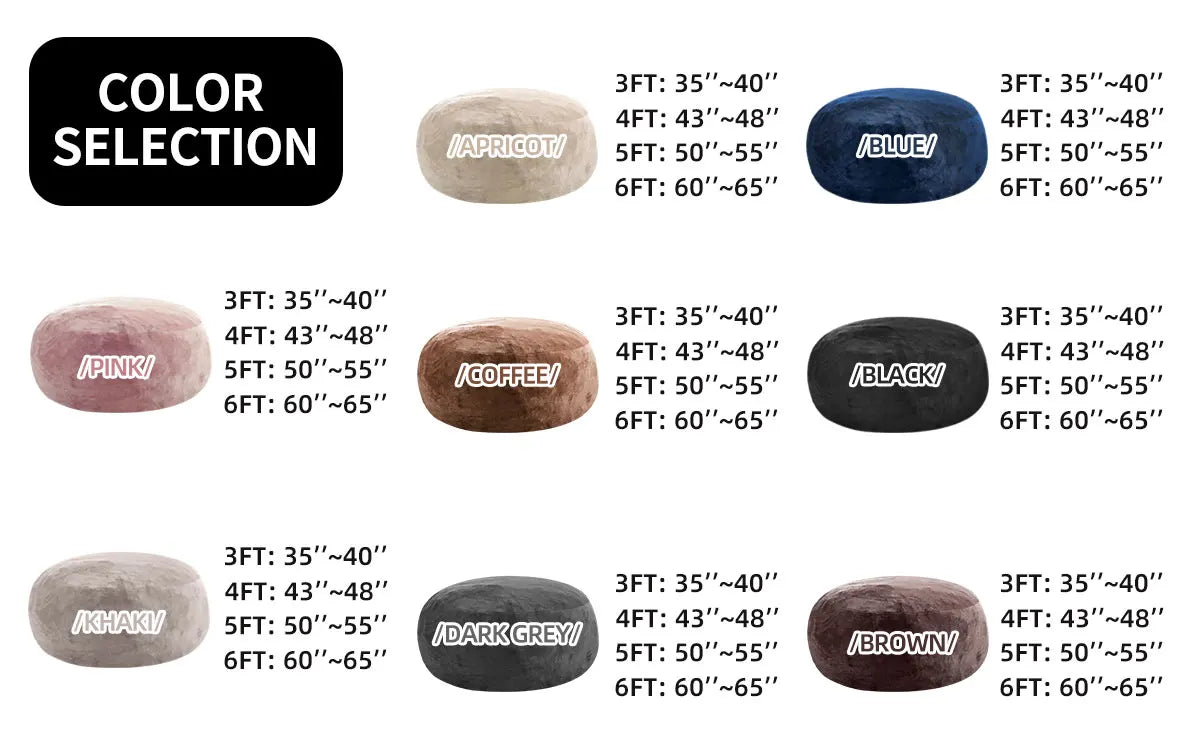 Giant Bean Bag Chair With Filling Included For Adults Living Room Bedroom Dorm