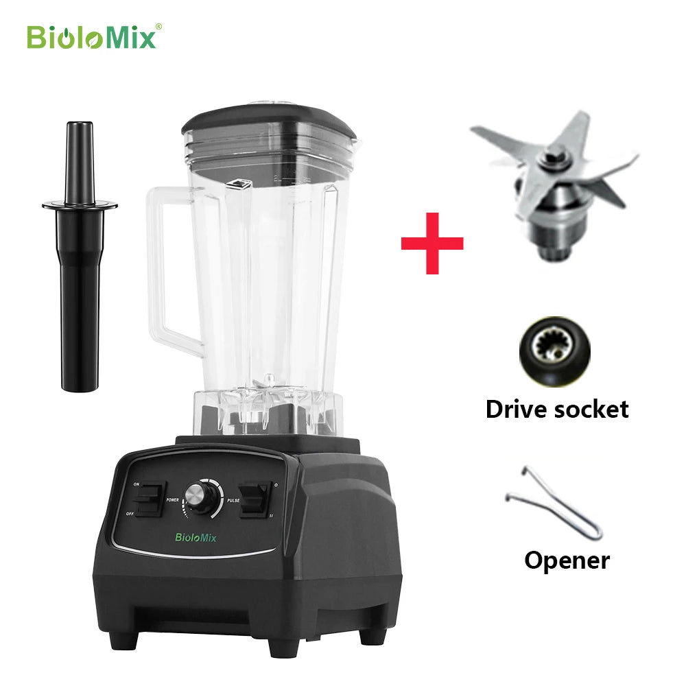 BPA Free 2200W Heavy Duty Commercial Grade Blender Mixer Juicer High Power Food Processor Ice Smoothie Bar Fruit Blender