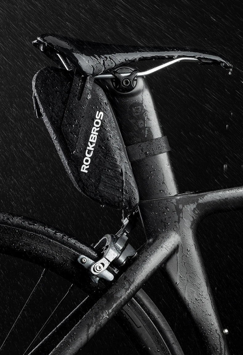 ROCKBROS Reflective Waterproof Saddle Bag For Bicycle Rear Seatpost Pannier