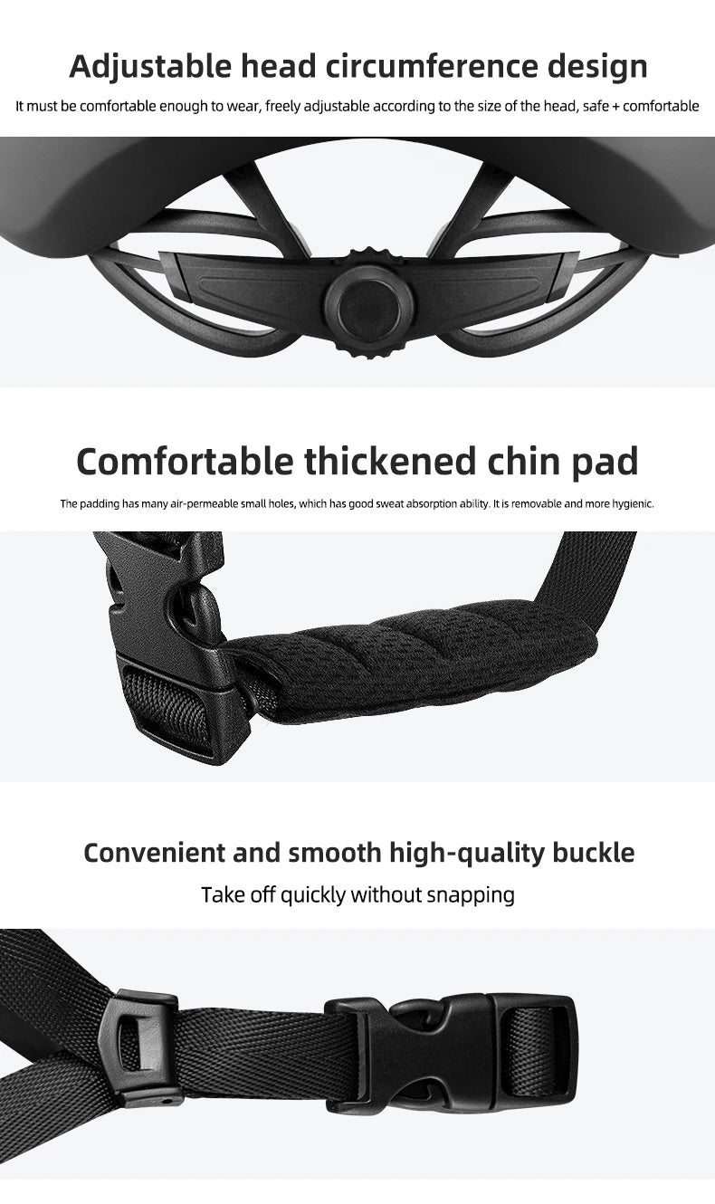 Rockbros Ultralight Bicycle Helmet For Road Bike MTB Scooter And Motorcycle