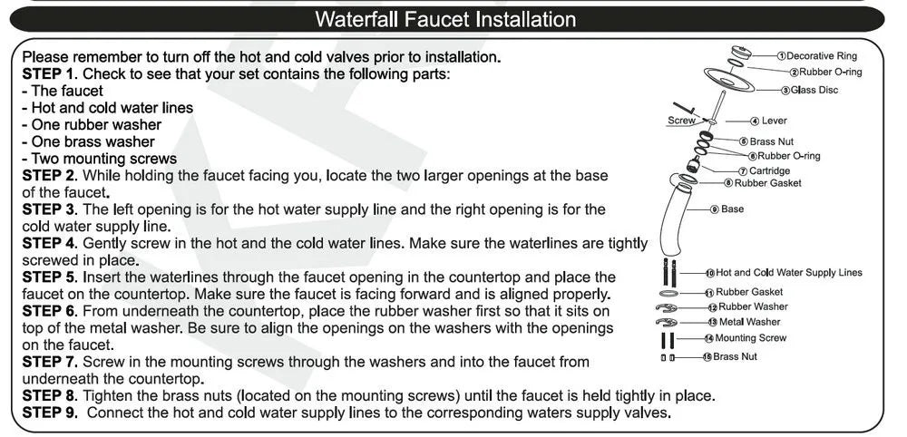 ZAPPO Ceramic Sink Above Counter Round Petal Pattern Faucet