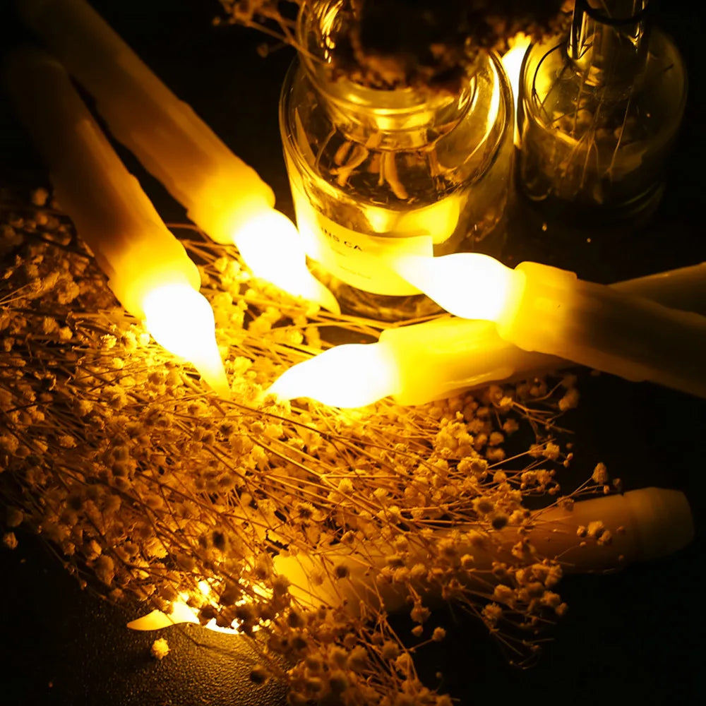 Floating LED Candles With Wand Remote Flameless Decor