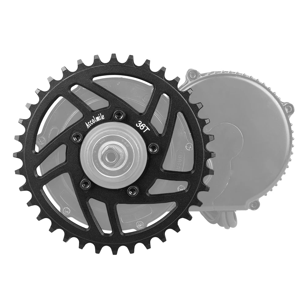 36T Chainring Sprocket For Bafang BBS01 BBS01B BBS02 BBS02B