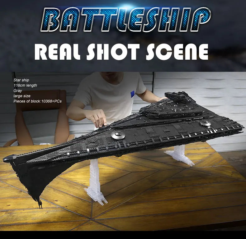 Mould King 21004 Super Star Destroyer Eclipse Class Imperial Building Block Set