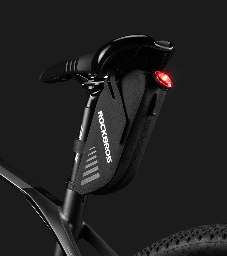 ROCKBROS Reflective Waterproof Saddle Bag For Bicycle Rear Seatpost Pannier